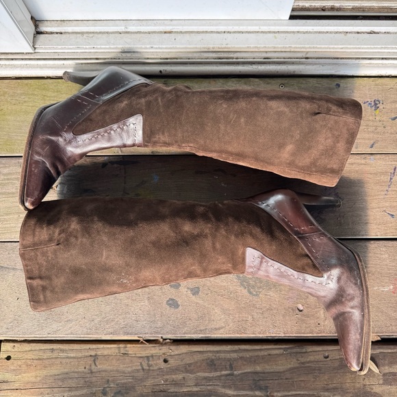 MaxMara Shoes - MaxMara Chocolate Suede Boots